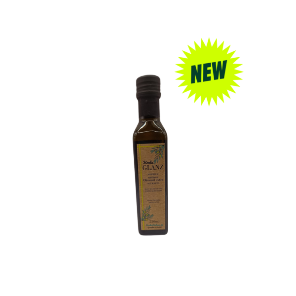 KRETA GLANZ Premium Natives Olivenöl Extra 250 ml aus Kreta – Koroneiki